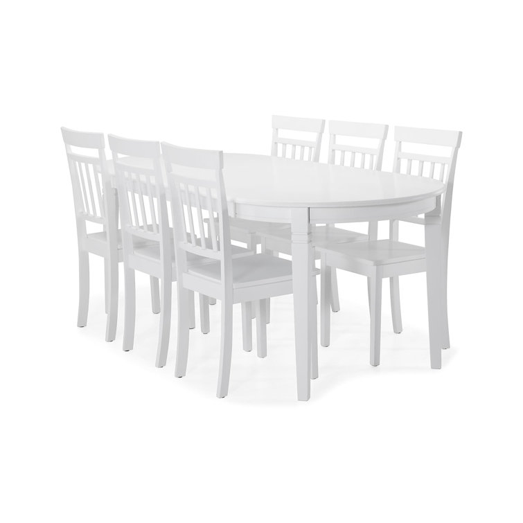 Marlow Home Co. Stetsonville 6 Person Solid Wood Dining Set Wayfair